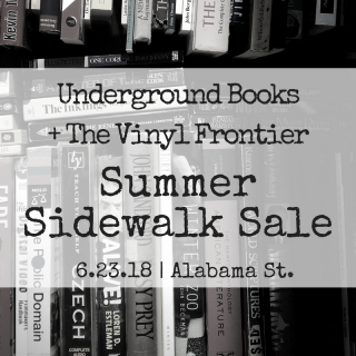 Summer Sidewalk Sale with The Vinyl Frontier