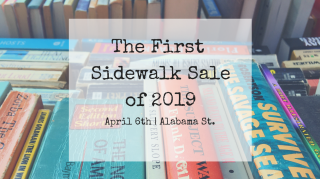 The First Sidewalk Sale of 2019
