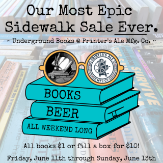 Dollar Book Sale at Printer's Ale!