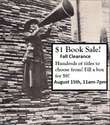 $1 Book Sidewale Sale