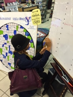 "Participatory Democrossy" -- Collaborative Crossword Puzzle Event