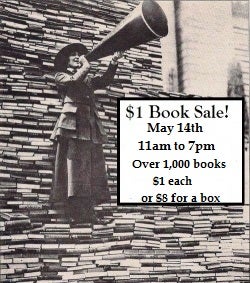 $1 Book Sidewalk Sale / Fill a box for $8