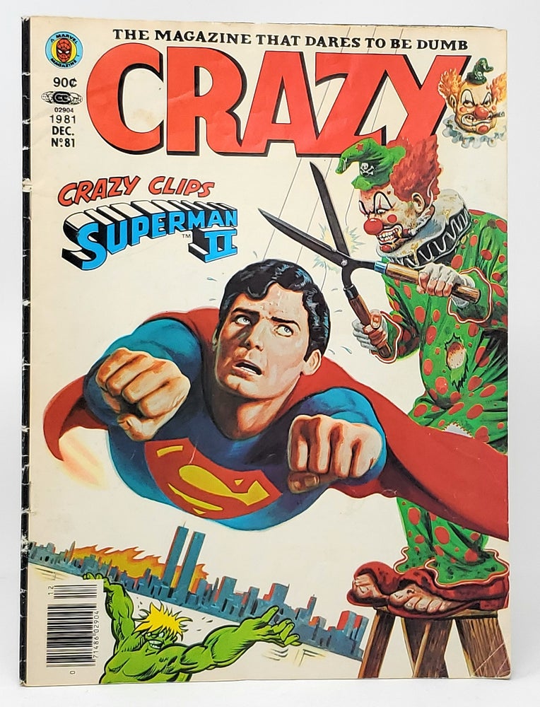 Item #10081 Stan Lee Presents Crazy: The Magazine that Dares to be Dumb (Vol. 1, No. 81, December 1981). Larry Hama.
