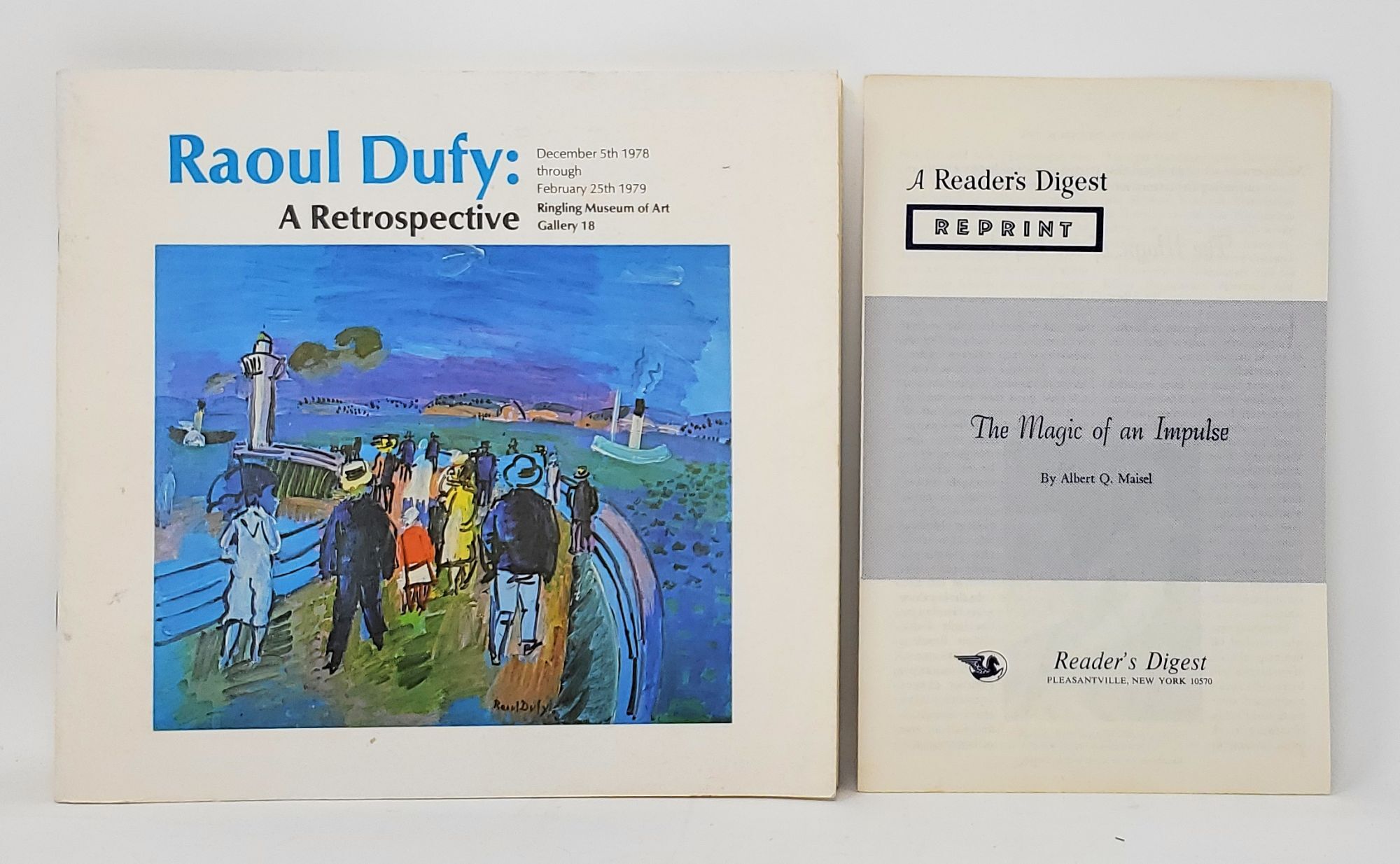 Raoul Dufy: A Retrospective Exhibition Catalog with Ephemera