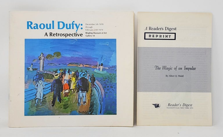 Item #10129 Raoul Dufy: A Retrospective [Exhibition Catalog]. Raoul Dufy, William H. Wilson, Tony Falcone, Wayne Manley, Artist, Text, Design, Photography.