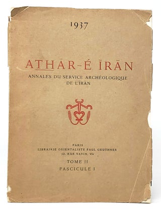 Item #10148 Athar-E Iran: Annales du Service Archeologique de L'Iran (Annals of the...