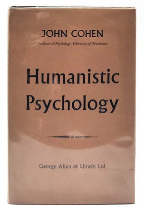 Item #10342 Humanistic Psychology. John Cohen