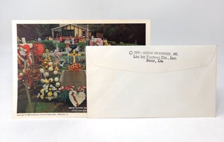 Elvis Presley First Day Issue Stamped Envelope, Grenada, August 16, 1978 with Souvenir from the Meditation Garden at Graceland Mansion