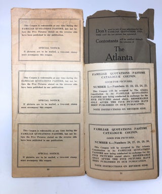 The Atlanta Constitution's Official Catalogue: The Familiar Quotation Pastime