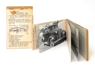 Item #11035 Handmade Album of Automobile Purchases, Records, and Photographs, 1908-1965