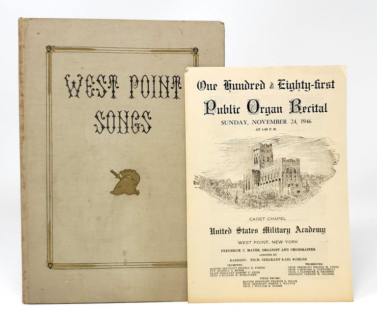 Item #11050 Songs of the United States Military Academy (With Program for West Point Public Organ Recital, 1946). Frederick Christian Mayer.