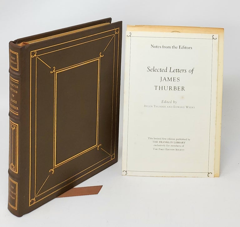 Item #11197 Selected Letters of James Thurber LIMITED FIRST EDITION. James Thurber, Helen Thurber, Edward Weeks.