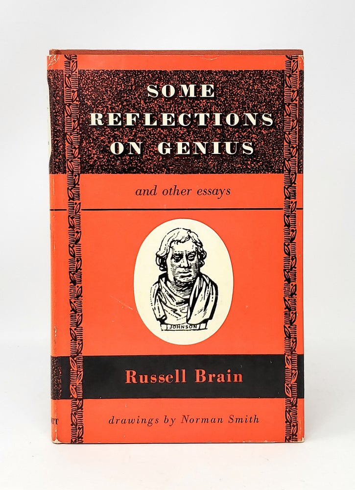 Item #11357 Some Reflections on Genius and Other Essays. Russell Brain, Norman Smith, Illust.