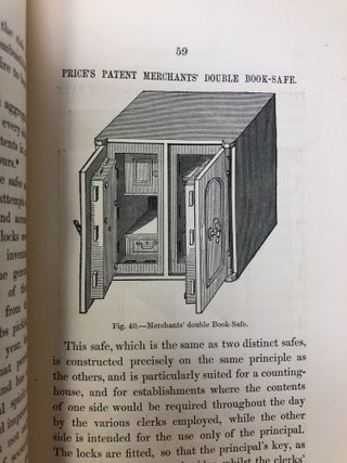 A Treatise on Fire & Thief-Proof Depositories and Locks and Keys FIRST EDITION with LOCK and KEY BOOKENDS