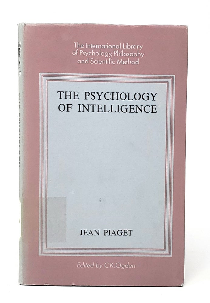 Item #11475 The Psychology of Intelligence. Jean Piaget.