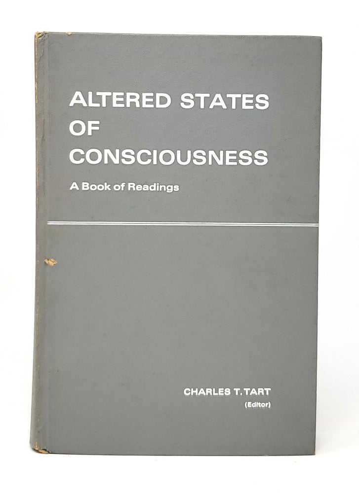 Item #11503 Altered States of Consciousness: A Book of Readings. Charles T. Tart.