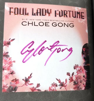 Foul Lady Fortune SIGNED FIRST EDITION