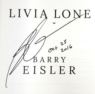 Livia Lone SIGNED FIRST EDITION