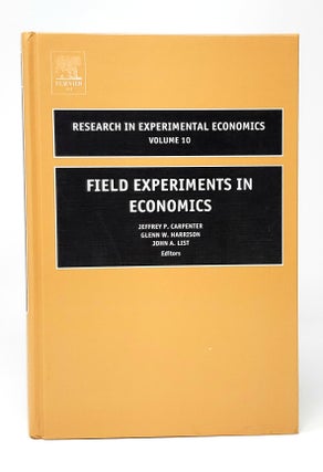 Item #12256 Field Experiments in Economics (Research in Experimental Economics Volume 10)....