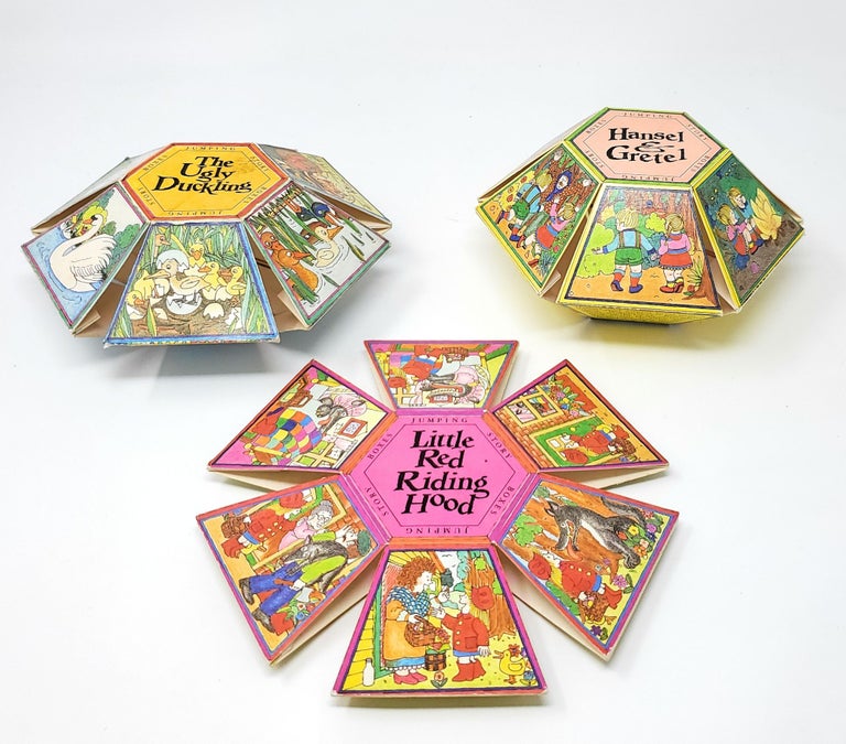 Item #12553 (Set of 3 Jumping Story Boxes) Hansel and Gretel; The Ugly Duckling; Litlle Red Riding Hood. Linda Yeatman, Text.