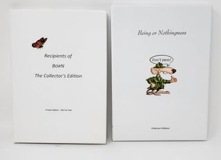 Item #13088 (2 Book Set) Being or Nothingness (Colector's Edition); Recipients of Born: The...