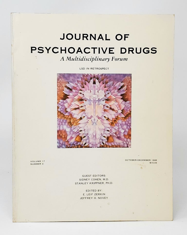 Item #13213 Journal of Psychoactive Drugs: A Multidisciplinary Forum, October-December 1985 (Volume 17, Number 4). Sidney Cohen, Stanley Krippner.