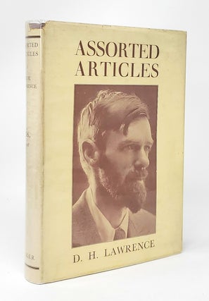 Item #13232 Assorted Articles FIRST EDITION. D. H. Lawrence