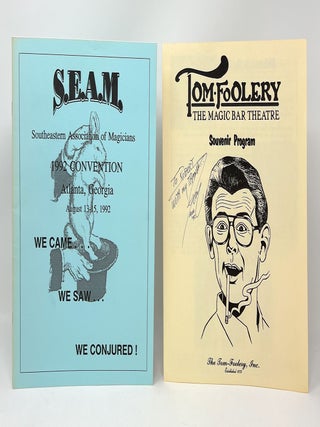 1990s Atlanta-area Magic and Conjuring Ephemera with SIGNED Tom Mullica Souvenir (ATLANTA SOCIETY OF MAGICIANS, MAGIC BAR THEATRE)