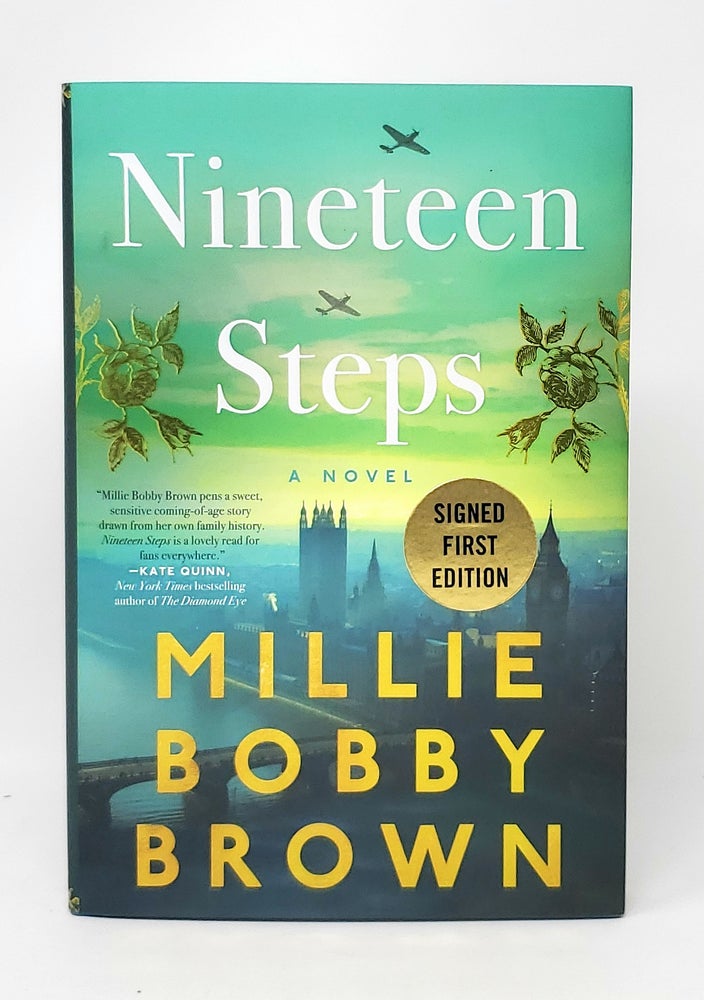 Item #13861 Nineteen Steps SIGNED FIRST EDITION. Millie Bobby Brown, Kathleen McGurl.