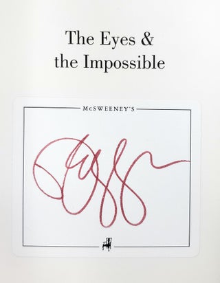 The Eyes and the Impossible SIGNED DELUX WOOD BOUND EDITION