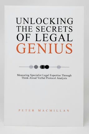 Item #14005 Unlocking the Secrets of Legal Genius: Measuring Specialist Legal Expertise Through...
