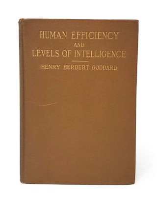 Item #14218 Human Efficiency and Levels of Intelligence (Lectures Delivered at Princeton...