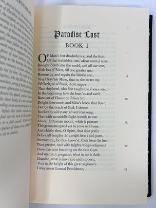 Paradise Lost: A Poem in Twelve Books with Prospectus and Christmas Printing of On the Morning of Christ's Nativity LIMITED EDITION