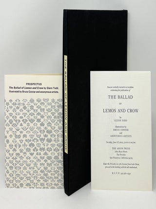 The Ballad of Lemon & Crow with Prospectus SIGNED LIMITED FIRST EDITION