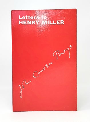 Item #14293 Letters to Henry Miller from John Cowper Powys. John Cowper Powys, Ronald Hall, Intro