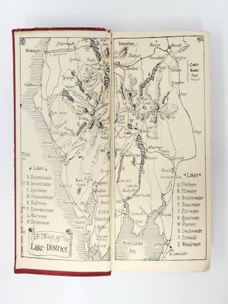 Item #14347 The English Lakes VINTAGE FOLD-OUT MAPS of LAKE DISTRICT. F. G. Brabant, Edmund H....