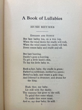 A Book of Lullabies