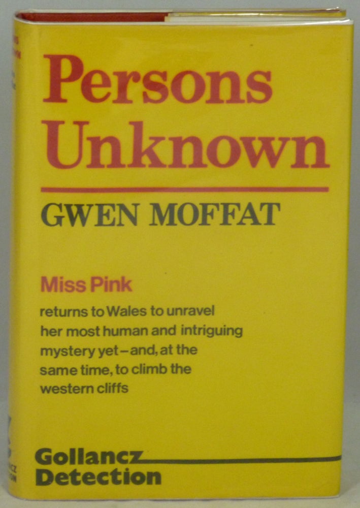 Item #1455 Persons Unknown: A Crime Novel. Gwen Moffat.