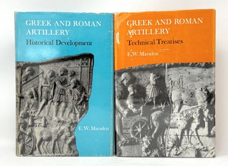 Item #14896 (2 Volume Set) Greek and Roman Artillery: Historical Development; Greek and Roman...