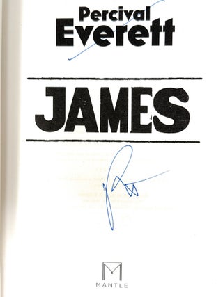James: A Novel SIGNED FIRST U.K. EDITION WITH SPRAYED EDGES