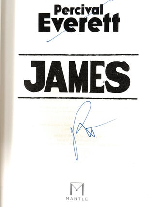 James: A Novel SIGNED FIRST U.K. EDITION WITH SPRAYED EDGES