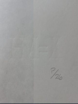 HM = X, Checklist Number III: The First Decade LIMITED EDITION