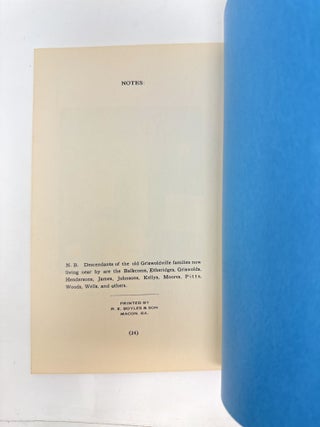 The Battle of Griswoldville, Including Town History and Addenda of Civil War Facts SIGNED
