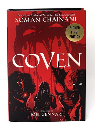 Item #16737 Coven SIGNED FIRST EDITION. Soman Chainani, Jun Sekiya, Joel Gennari, Creative...