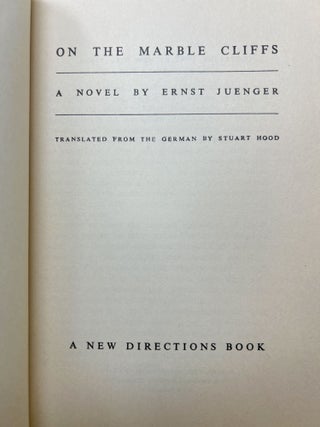 On the Marble Cliffs FIRST EDITION