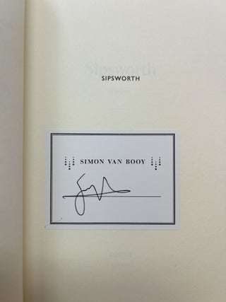 Sipsworth: A Novel SIGNED