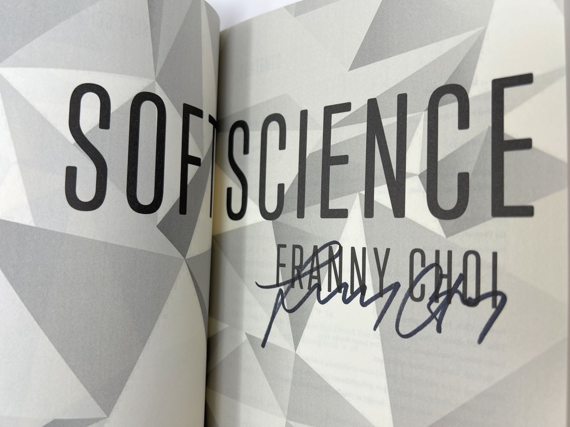 Soft Science: Poems SIGNED | Franny Choi | Second Printing