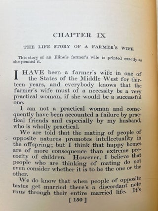 The Life Stories of Undistinguished Americans, As Told by Themselves FIRST EDITION