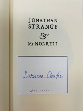 Jonathan Strange & Mr. Norrell SIGNED FIRST EDITION