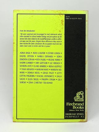 Jewish Women's Call for Peace: A Handbook for Jewish Women on the Israeli/Palestinian Conflict